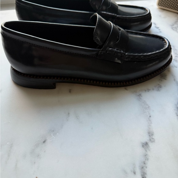 Freda Salvador Navy Patent Leather Elba Loafers - Picture 3 of 8